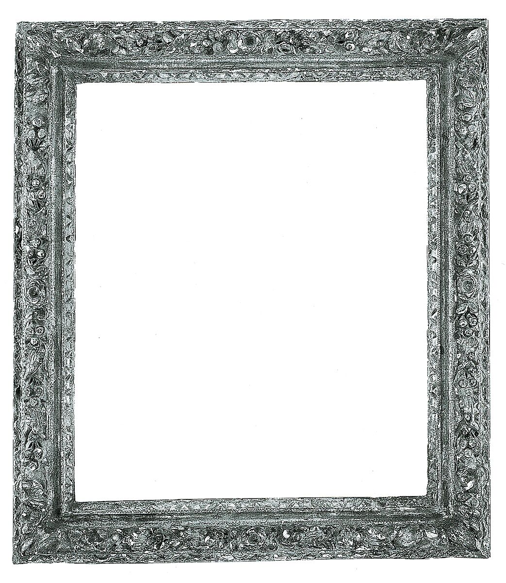Astragal frame, Oak, French 