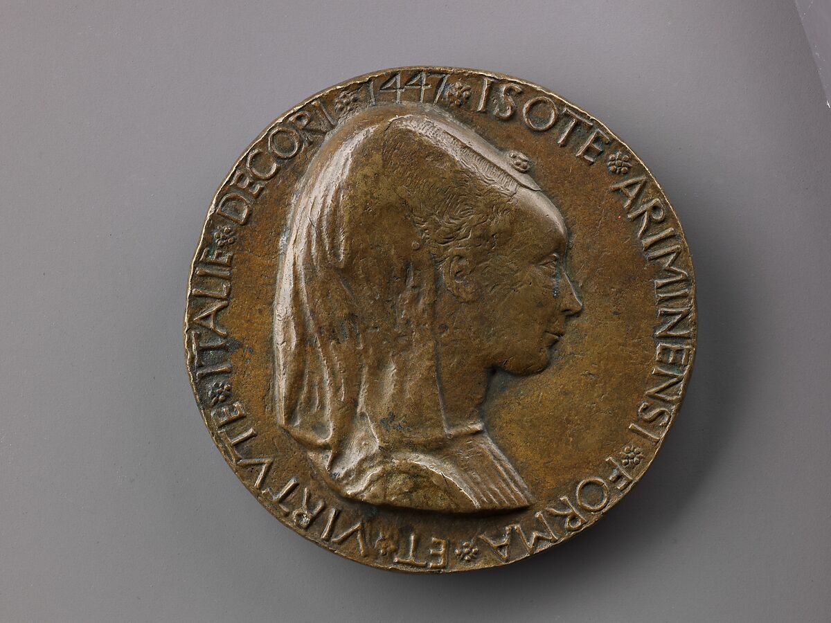 Medal:  Bust of Sigismondo Pandolfo Malatesta, Matteo de' Pasti (Italian, Verona ca. 1420–after 1467 Rimini), Copper alloy with a warm brown patina.