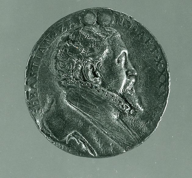 Medal:  Bust of Sebastian Zäh, Antonio Abondio (Italian, Trento 1538–1591 Vienna), Bronze (Copper alloy, with remains of
gilding; the reverse partly silvered) 