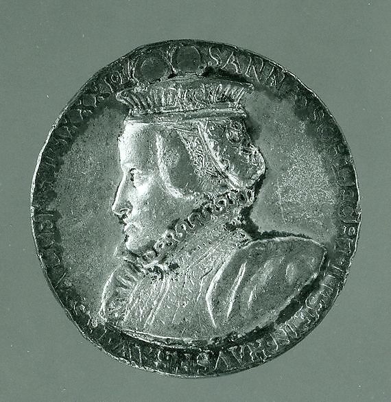 Medal:  Bust of Sebastian Zäh, Antonio Abondio (Italian, Trento 1538–1591 Vienna), Bronze (Copper alloy, with remains of
gilding; the reverse partly silvered)