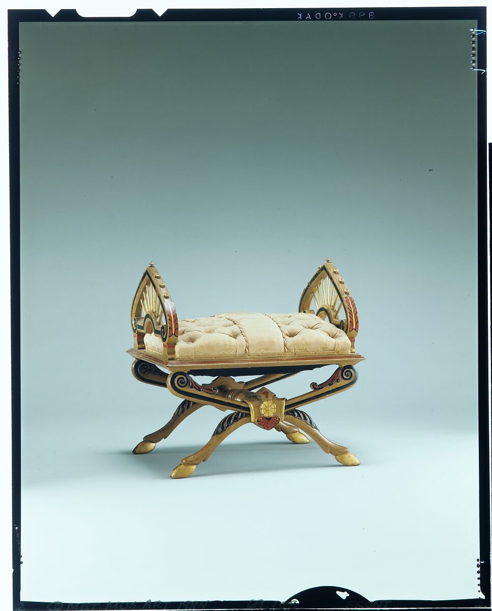 Bench, Alexander Roux (1813–1886), Beech, American