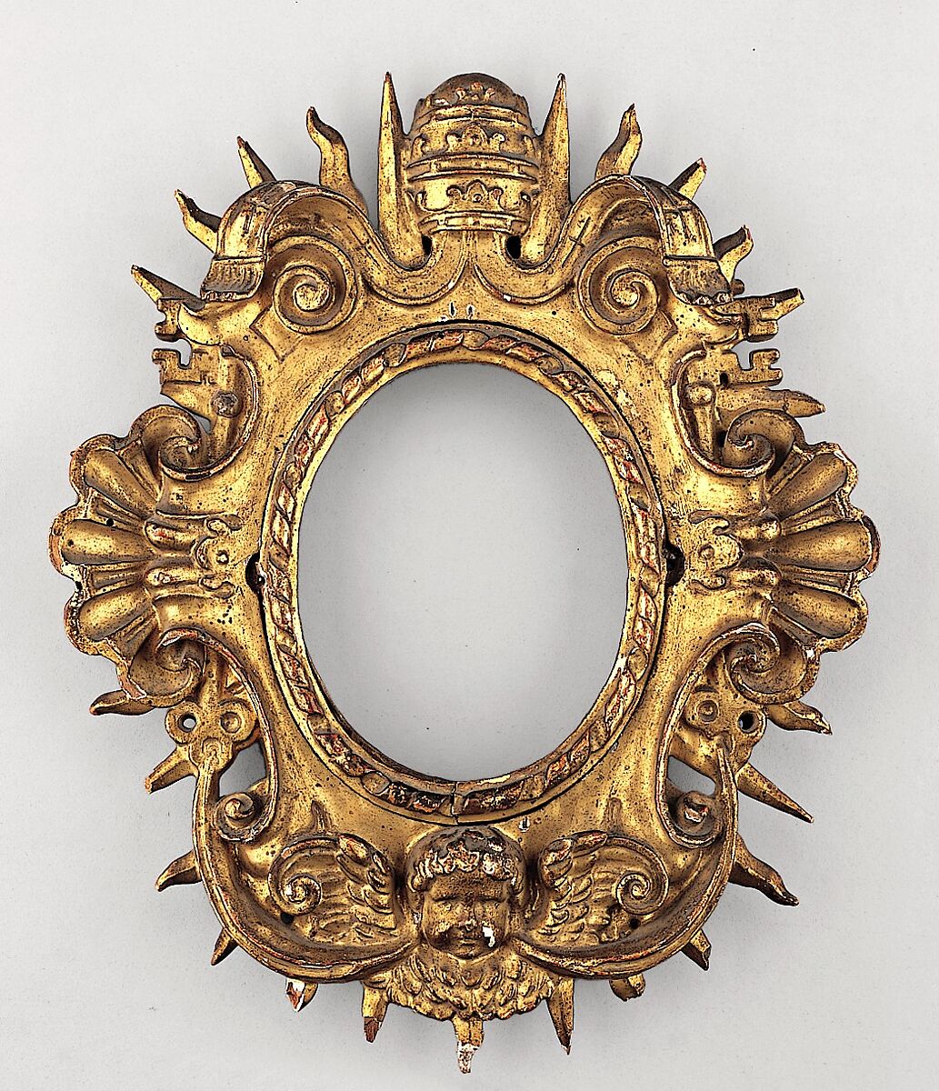 Monstrance or Agnus Dei frame, Unknown (Italian, Ferrara), walnut, Italian, Rome