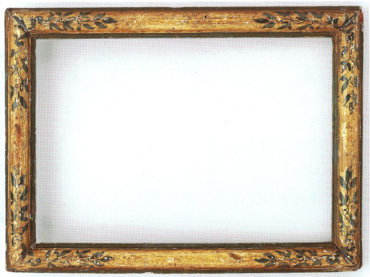 Astragal mirror frame, Poplar, Italian, Genoa 