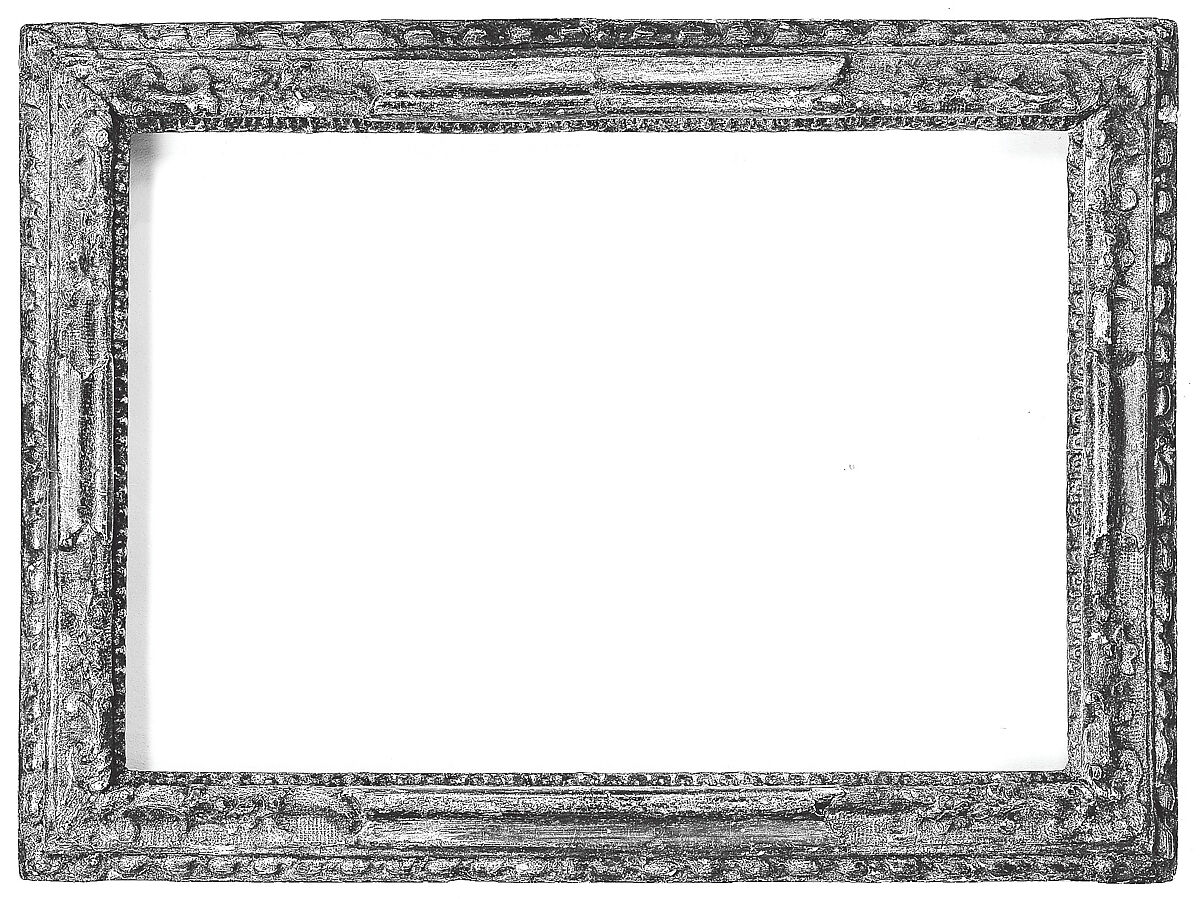 Reverse Canaletto frame, Italian  , Veneto, Carved and silver-gilt pine, silver, Italian, Veneto 