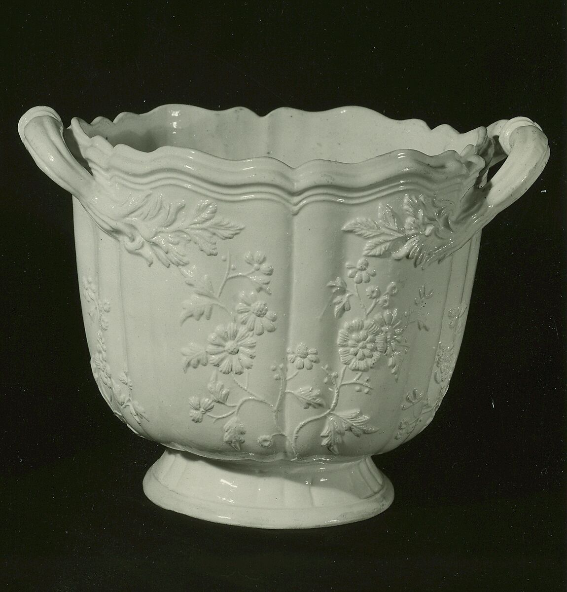 Wine cooler, Lead-glazed earthenware, French, Lunéville (?)