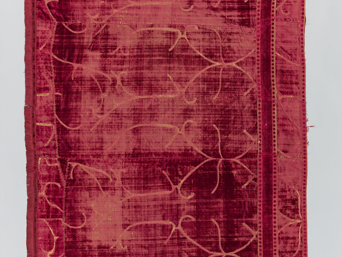 Antependium, Silk, Italian or Spanish