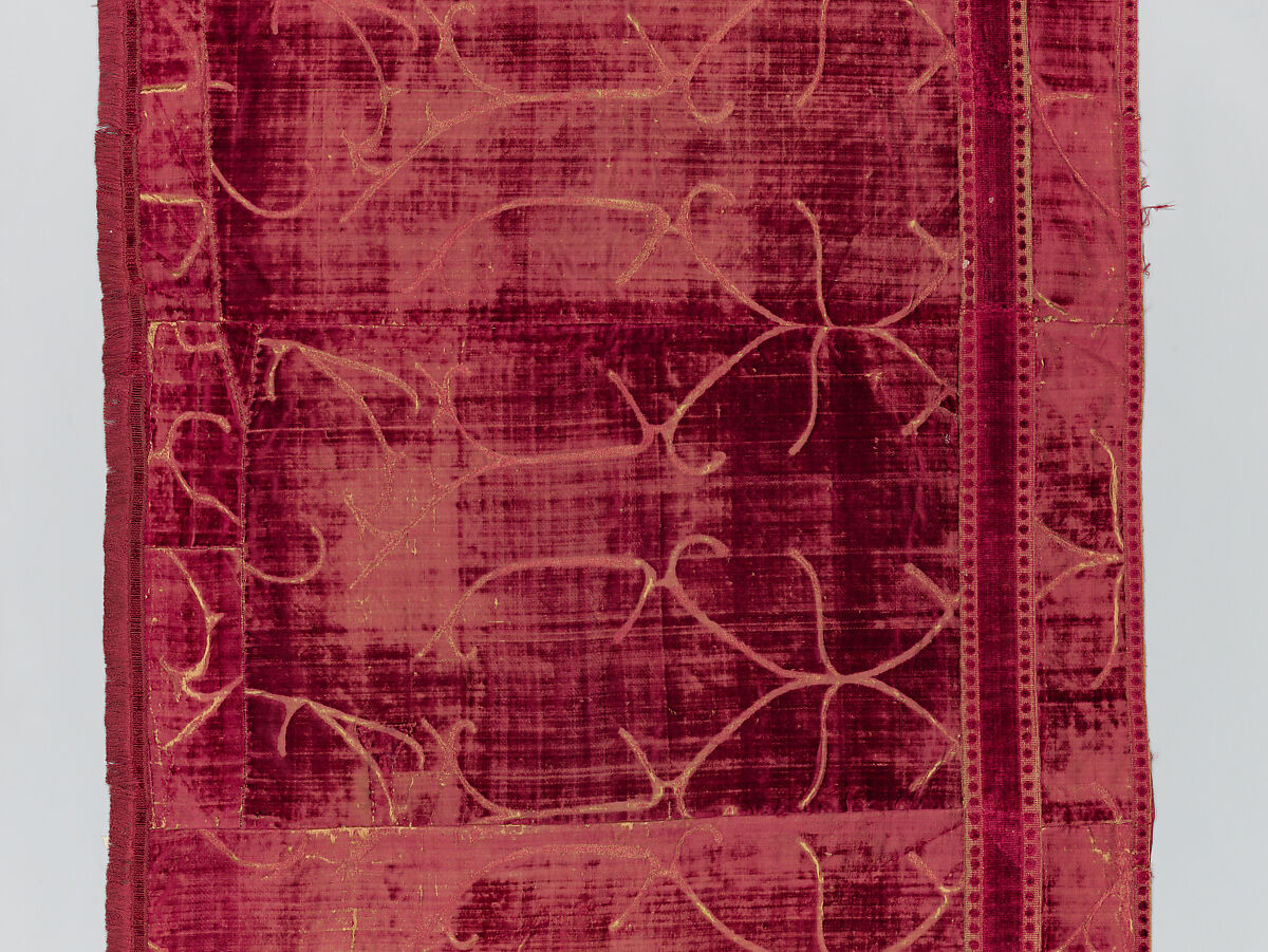 Antependium, Silk, Italian or Spanish