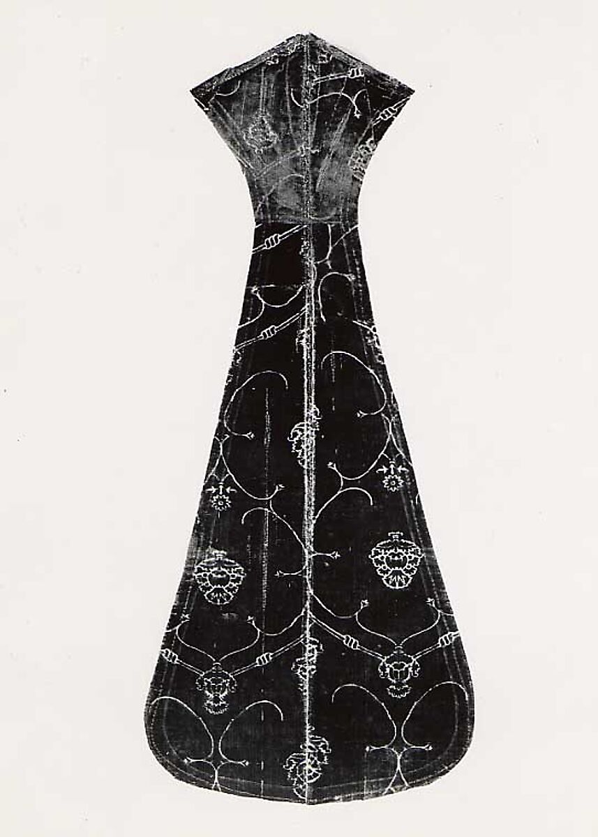 Fragment of a Chasuble (front), Velvet, Italian