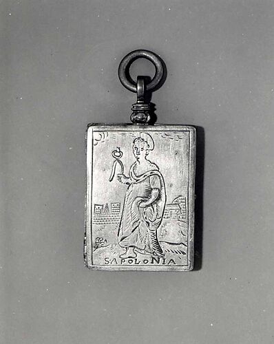 Devotional diptych pendant