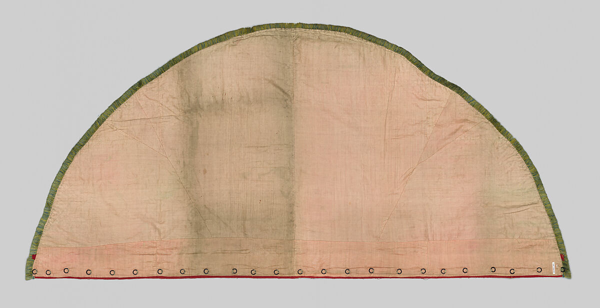 Cope with an Orphrey, Silk, wool, linen,, Italian and French