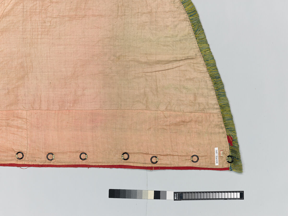 Cope with an Orphrey, Silk, wool, linen,, Italian and French