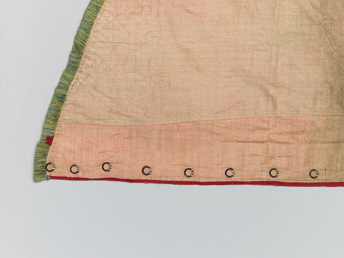 Cope with an Orphrey, Silk, wool, linen,, Italian and French