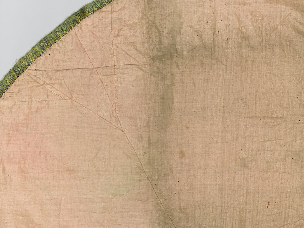 Cope with an Orphrey, Silk, wool, linen,, Italian and French