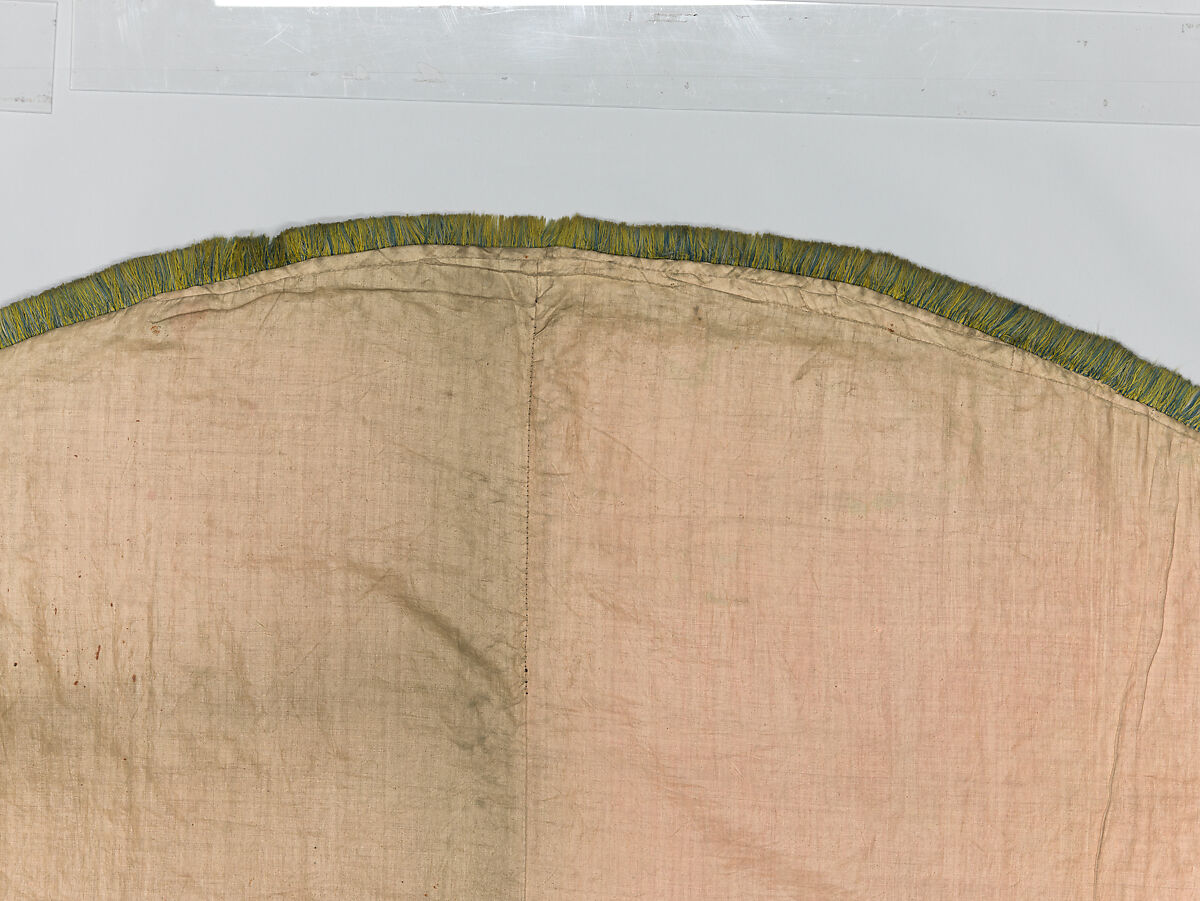 Cope with an Orphrey, Silk, wool, linen,, Italian and French