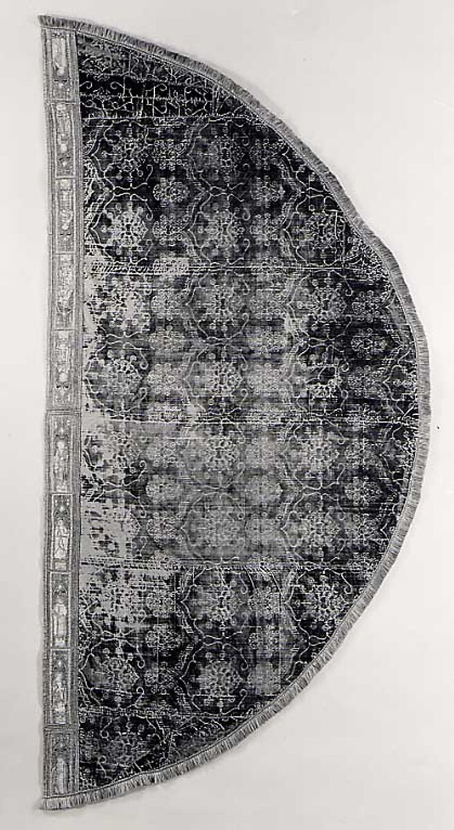 Cope with an Orphrey, Silk, wool, linen,, Italian and French