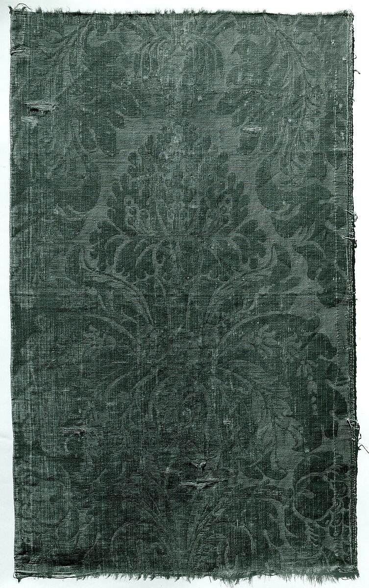 Panel, Silk; linen; hemp;, Italian or Spanish 