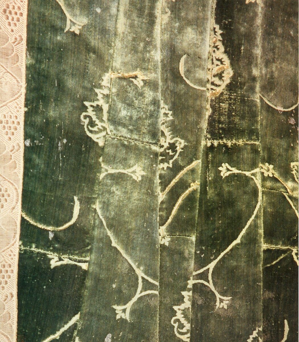 Cover, silk; metal;satin; cotton, Italian