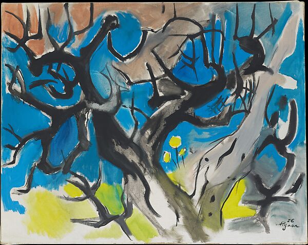 Dead Olive Trees, Edouard Pignon (French, 1905–1993), Oil on canvas