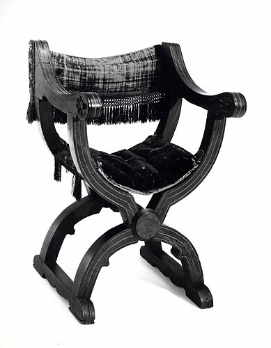 Armchair (chaise à bras, pair with 1975.1.2000), French, Italian or Spanish