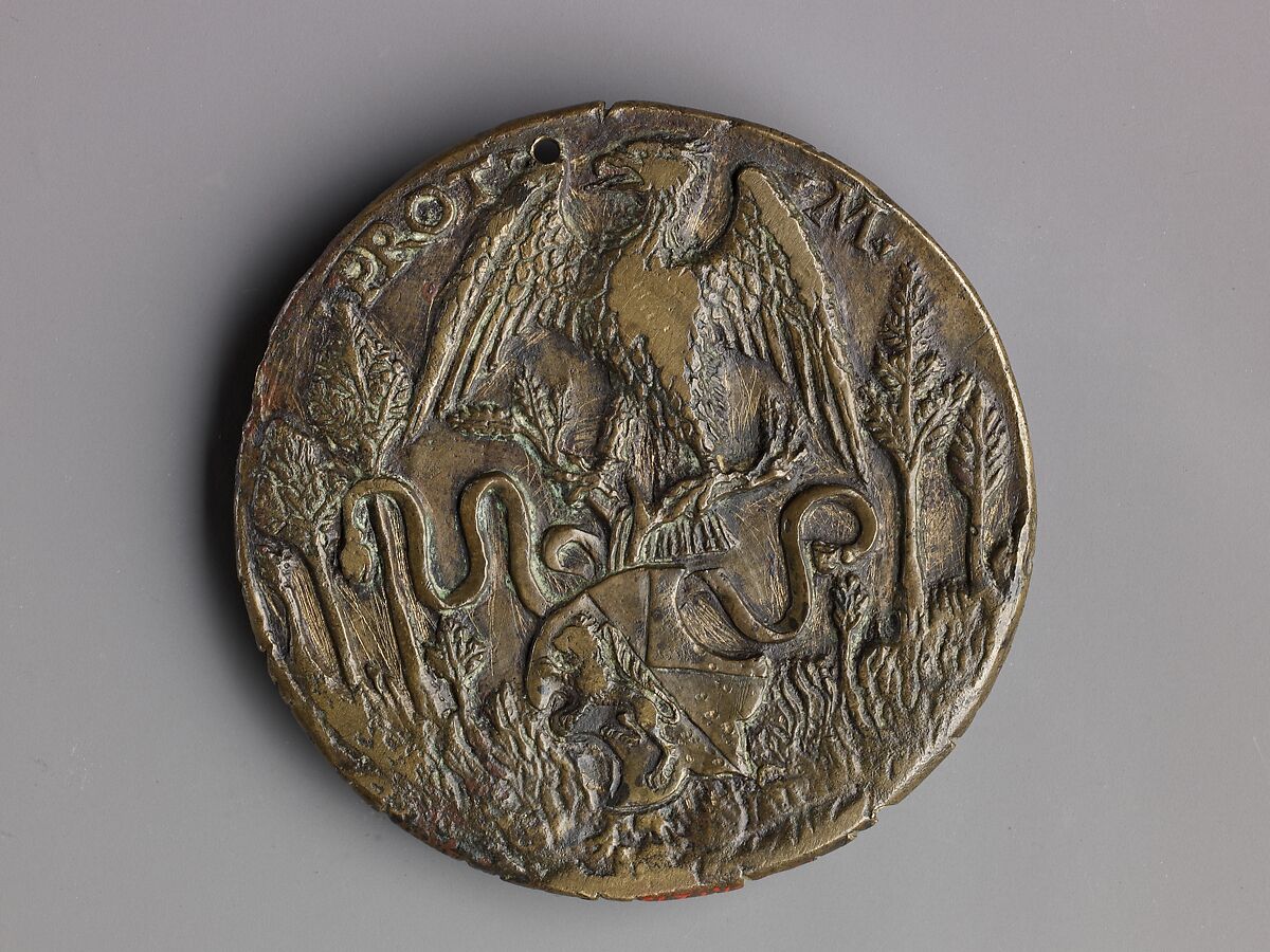 Medal:  Giovanni Antonio de' Conti, Style of Niccolò Fiorentino (Niccolò di Forzore Spinelli) (Italian, Florence 1430–1514 Florence), Bronze