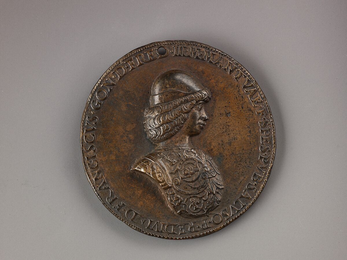 Medal:  Francesco II Gonzaga, Bartolommeo Melioli (Italian, Mantua, 1448–1514), Bronze 