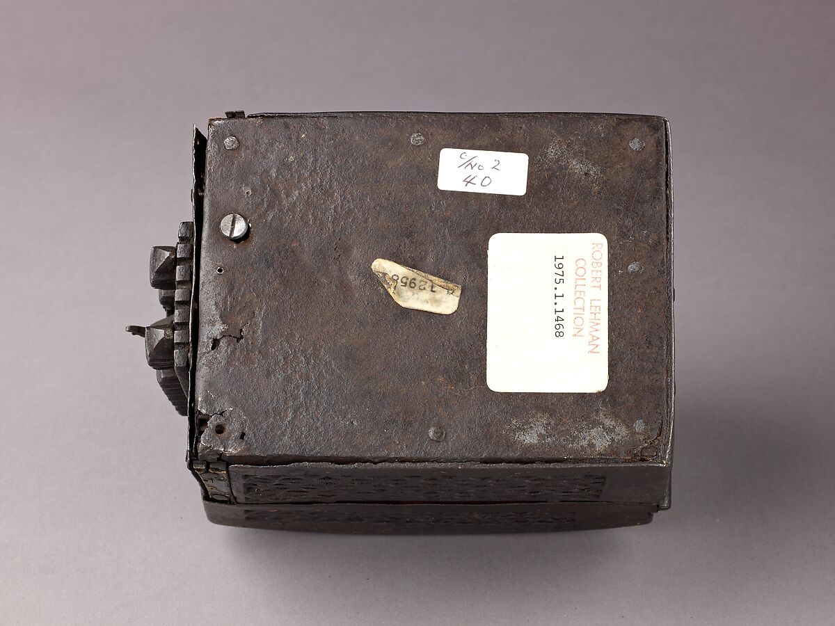 Coffret à mailles, Wood, wrought iron, French