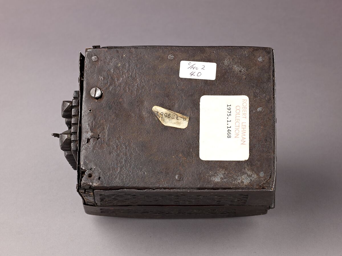 Coffret à mailles, Wood, wrought iron, French