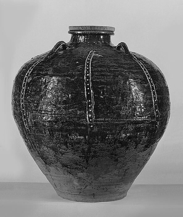 Jar, Pottery; Martaban type, China 