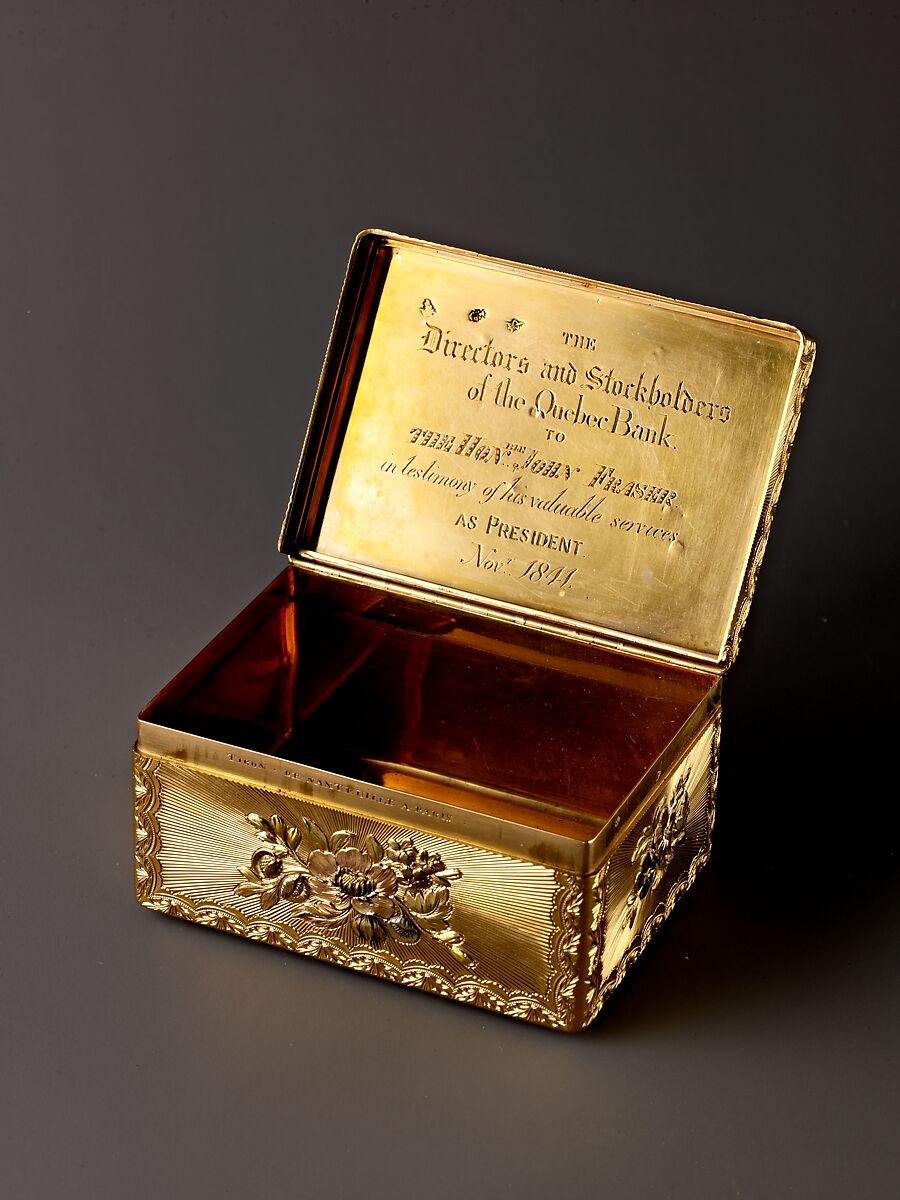 Snuffbox, Jean Frémin (French, active 1738–83, died 1786), Gold