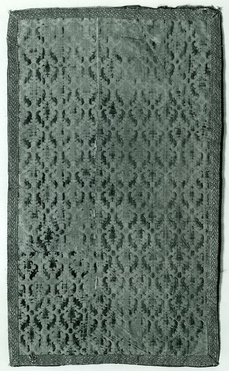 Panel, Silk, metal; linen;, Italian or Spanish