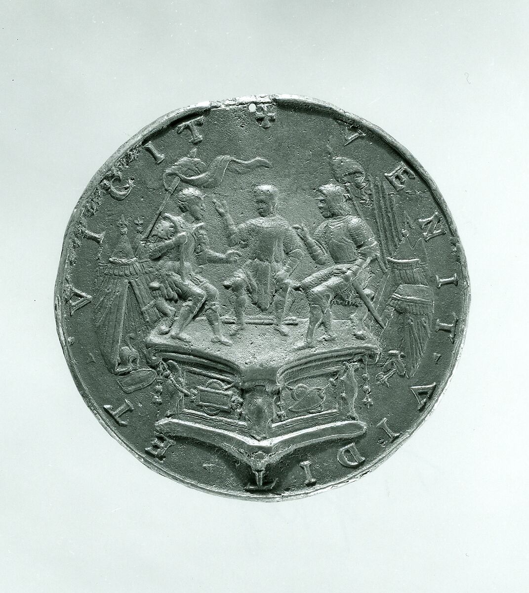 Medal:  Bust of Bernardo Nasi, Bronze (Copper alloy with brown to
green patina)., Northern Italian, Bologna or Veneto?