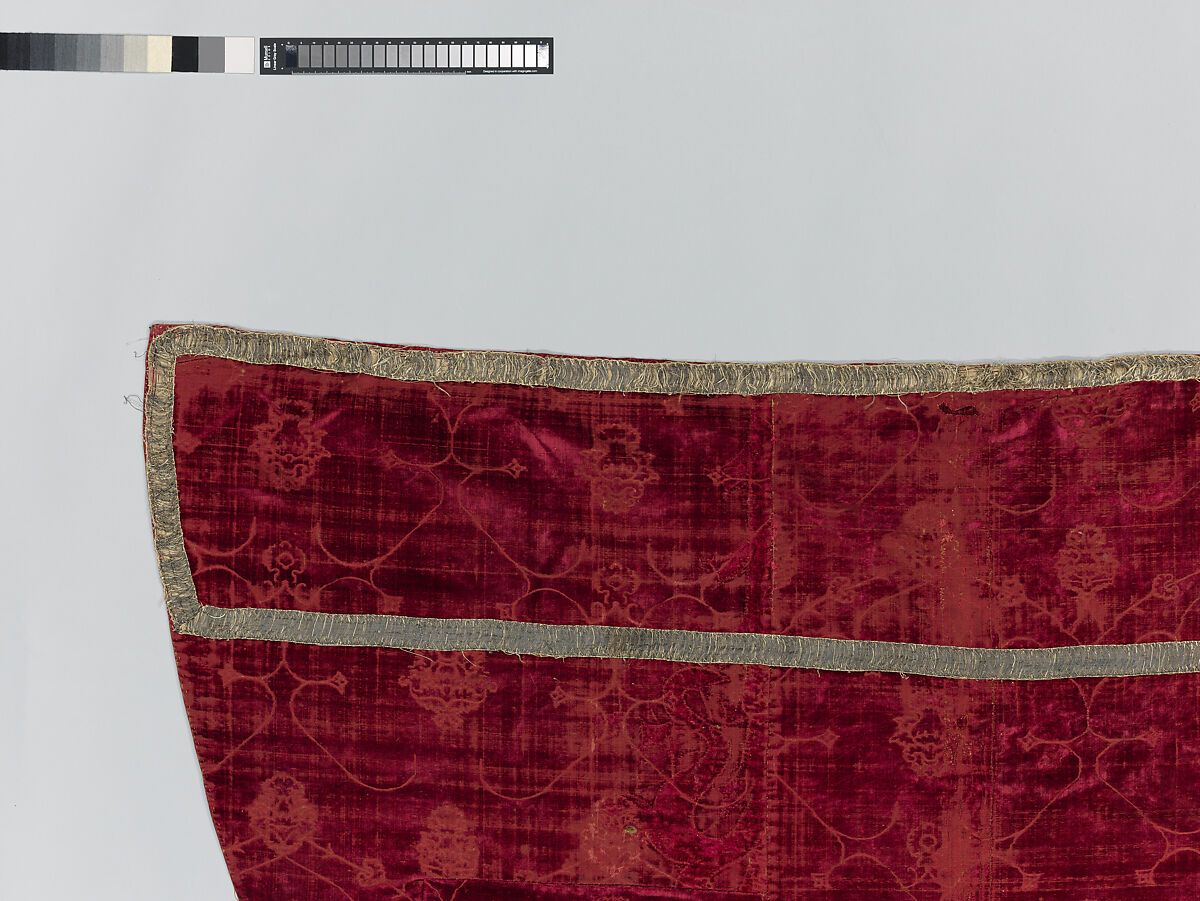 Cope with a Hood, Silk, Italian or Spanish