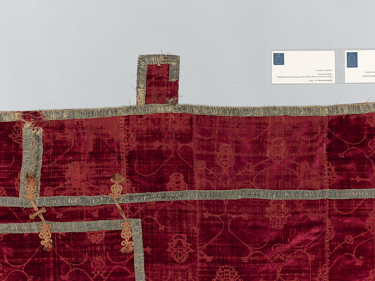 Cope with a Hood, Silk, Italian or Spanish