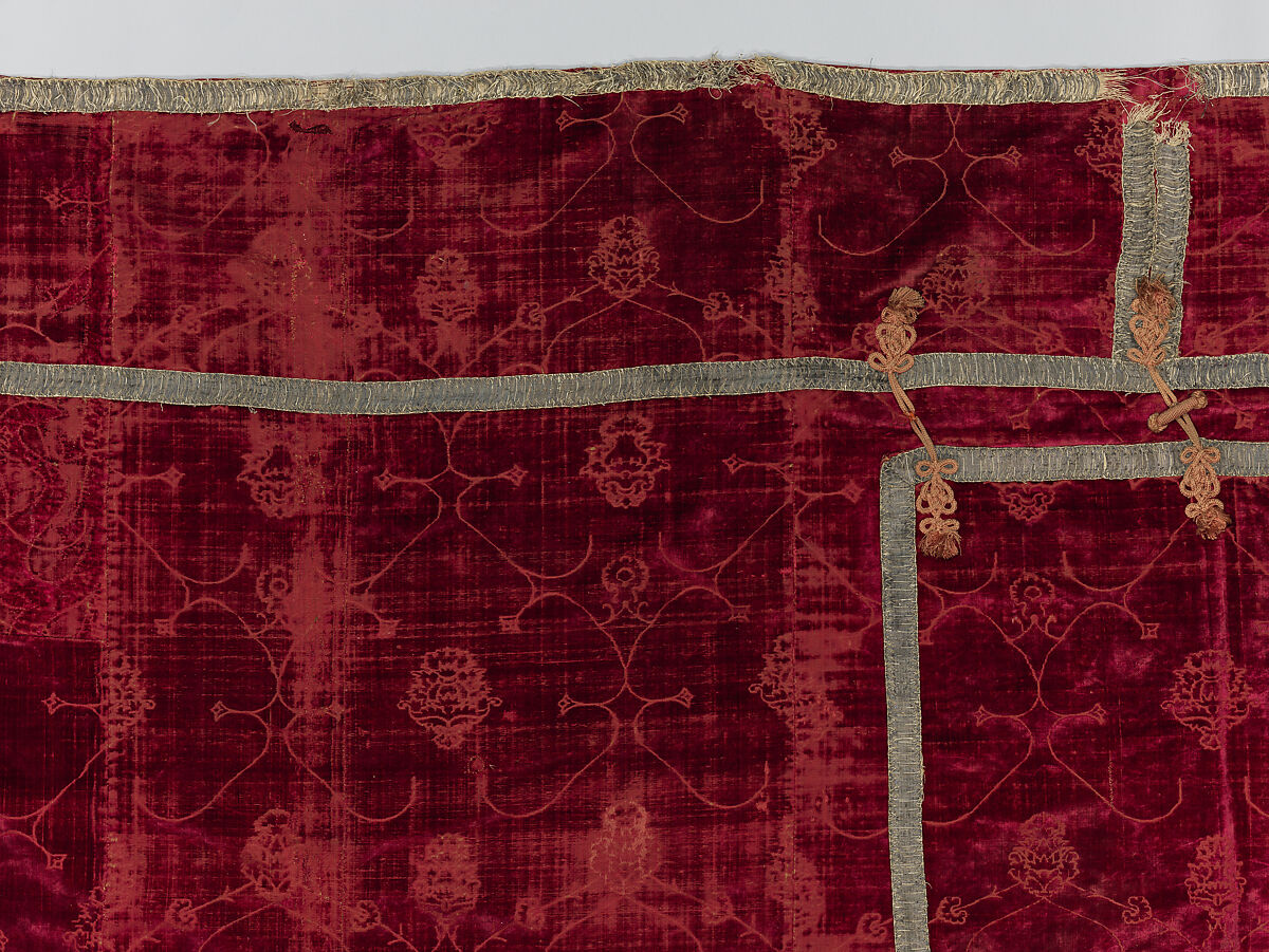 Cope with a Hood, Silk, Italian or Spanish