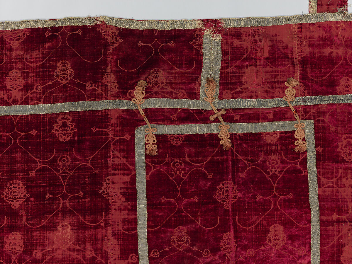 Cope with a Hood, Silk, Italian or Spanish