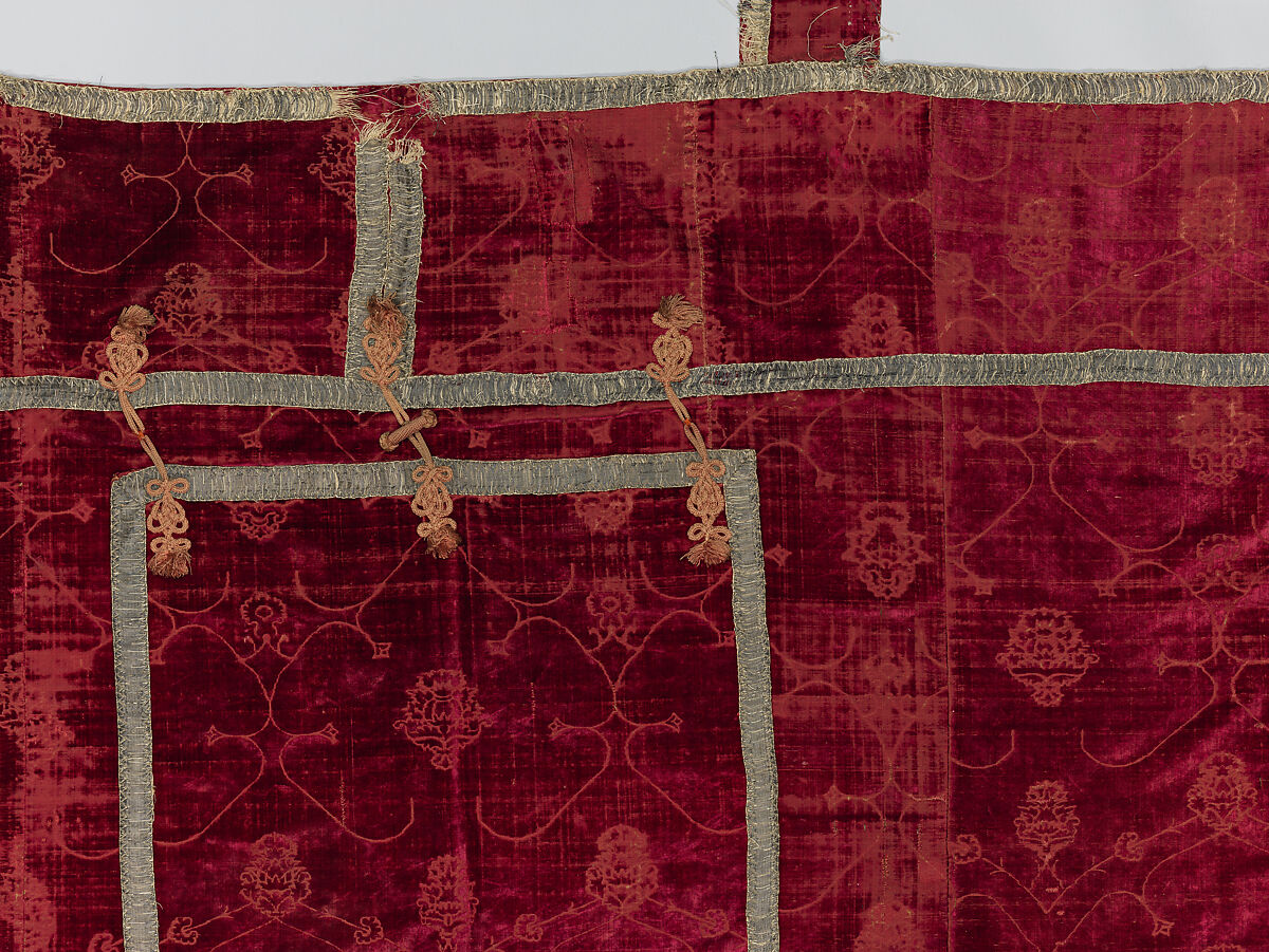 Cope with a Hood, Silk, Italian or Spanish