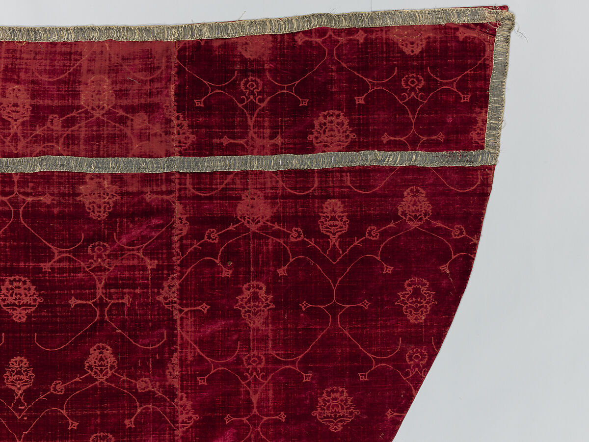 Cope with a Hood, Silk, Italian or Spanish