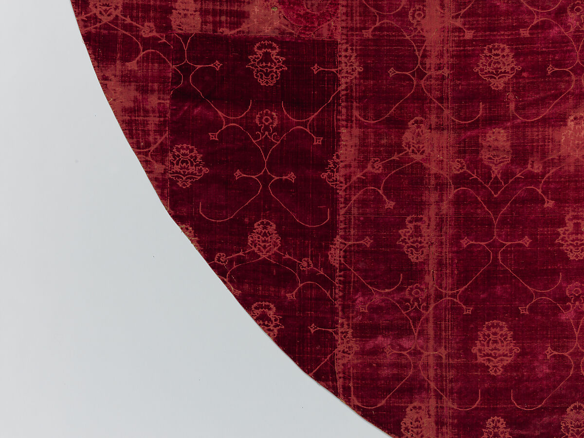 Cope with a Hood, Silk, Italian or Spanish