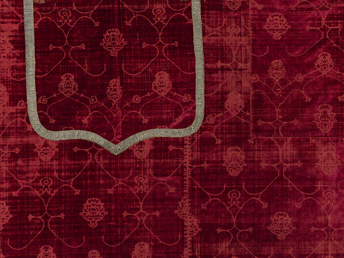 Cope with a Hood, Silk, Italian or Spanish