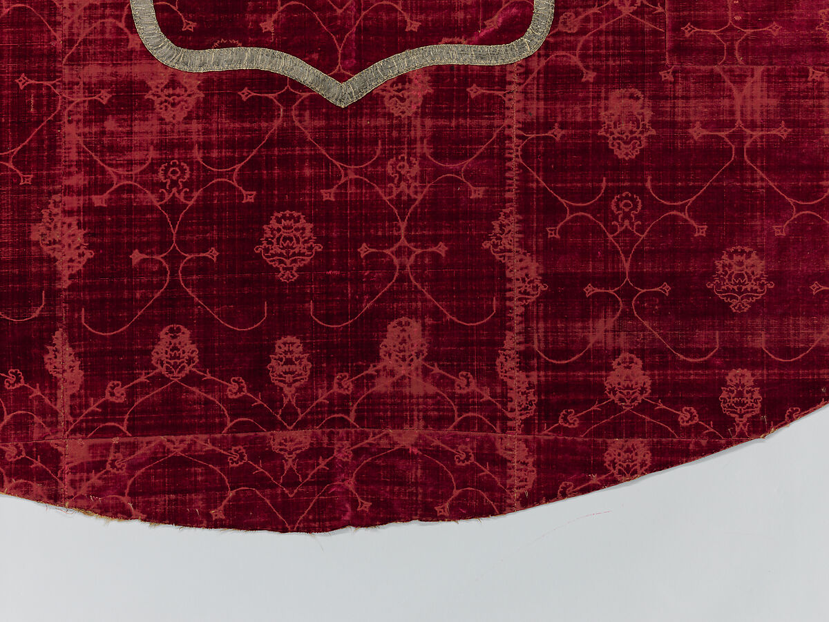 Cope with a Hood, Silk, Italian or Spanish