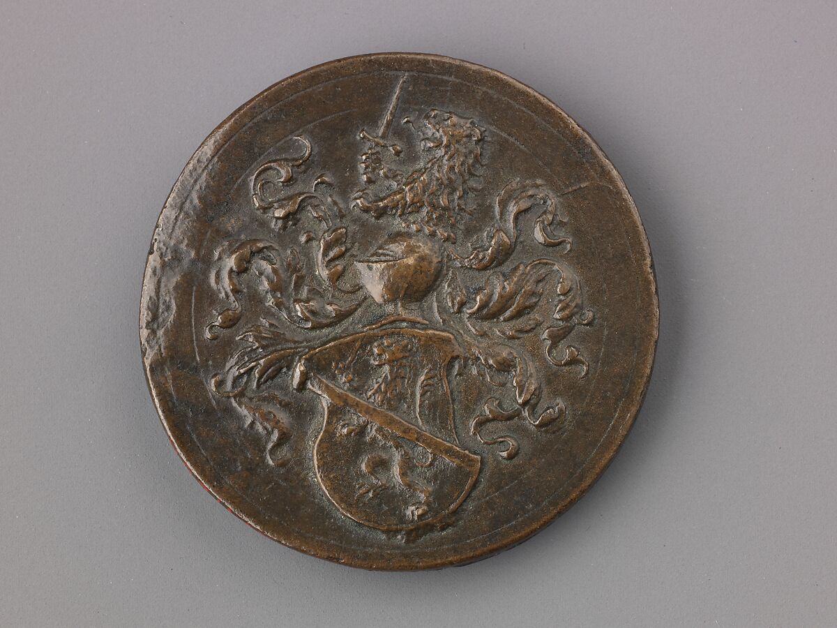 Medal:  Bust of Marco Sicco, Antonio Abondio (Italian, Trento 1538–1591 Vienna), Bronze (copper alloy with dark brown patina over warm brown patina.)