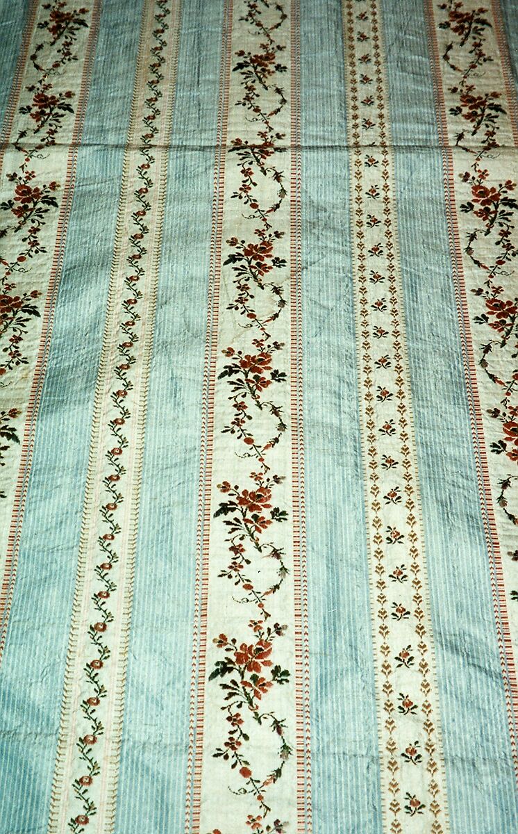 Panel, Silk; cotton, Spanish (possibly Valencia or Talavera)