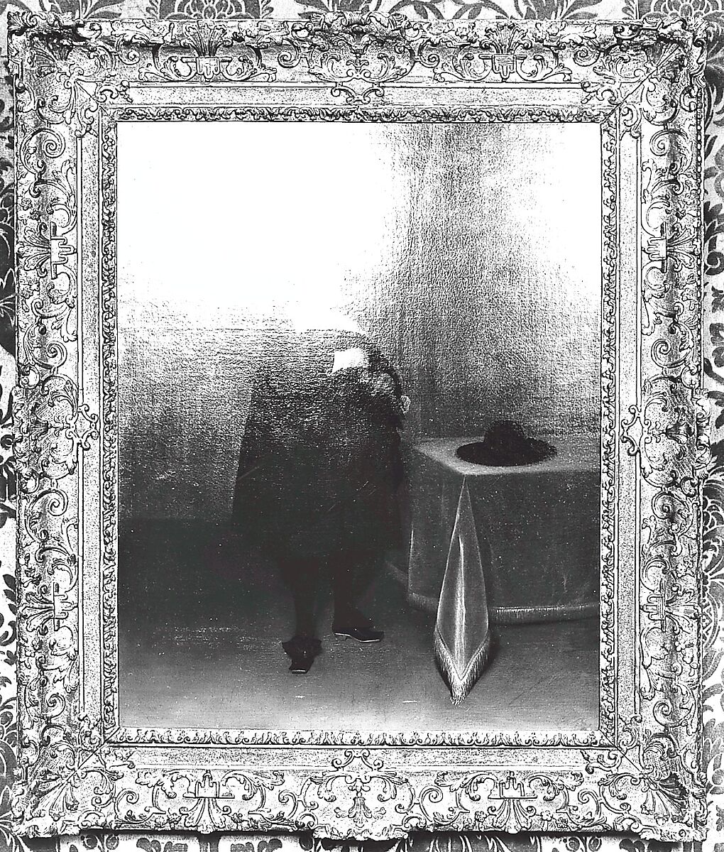 Ogee frame, Oak; lime center and corner extensions. Carved, gilt., French