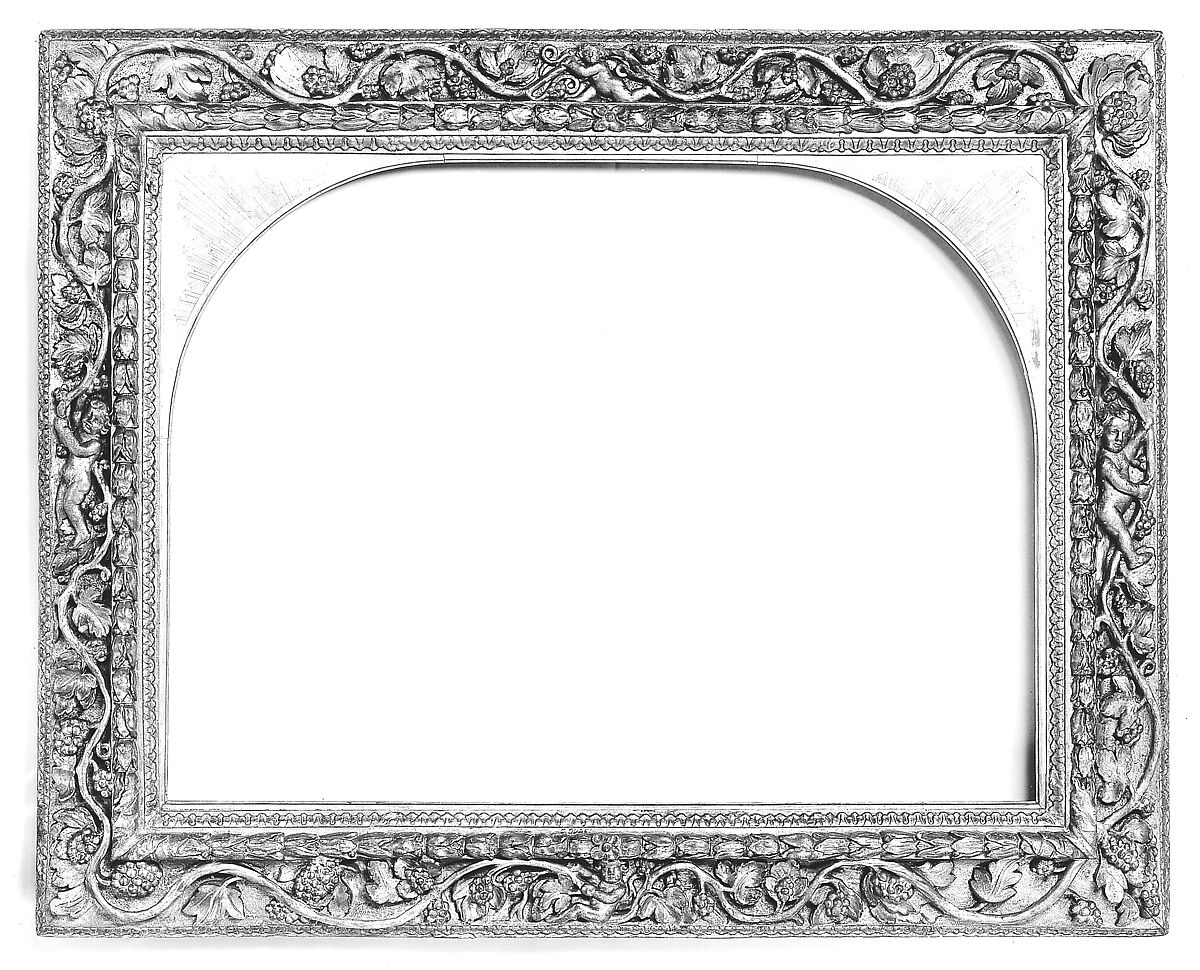 Reverse cassetta frame, Oak, French, Lyon 