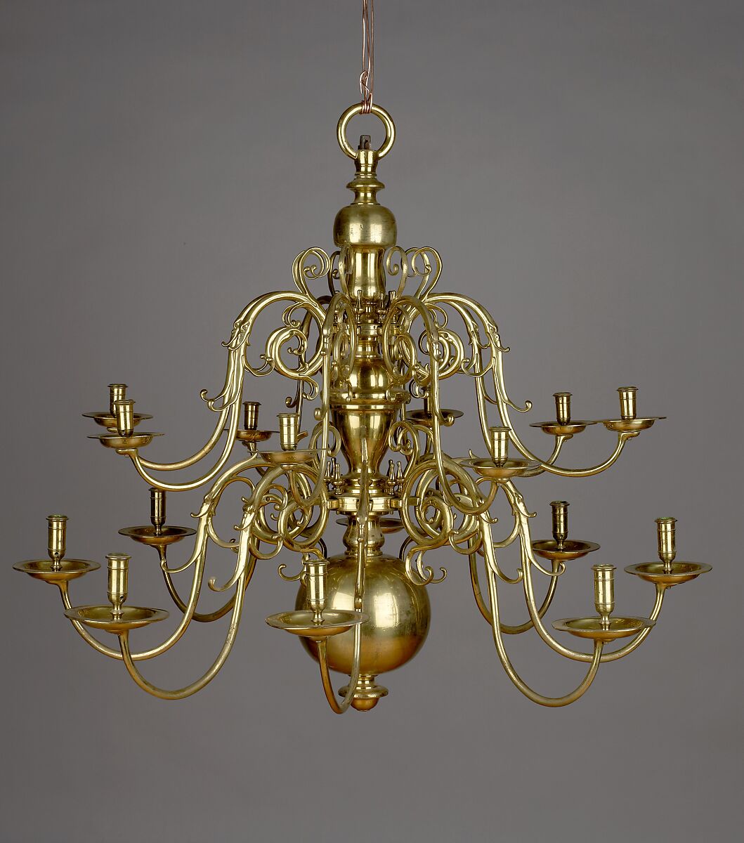 Chandelier, Brass, Netherlandish 