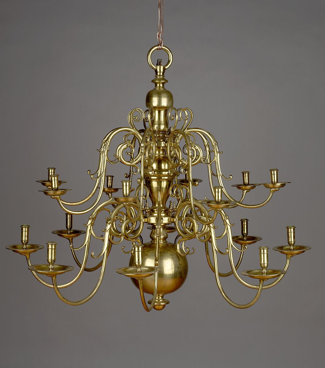 Chandelier, Brass, Netherlandish