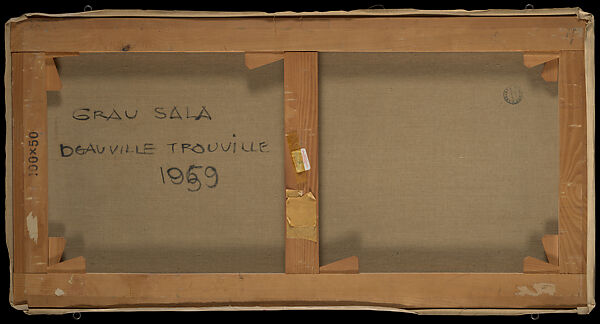 Ships, Emil Grau-Sala (Spanish (?), 1911–1975), Oil on canvas