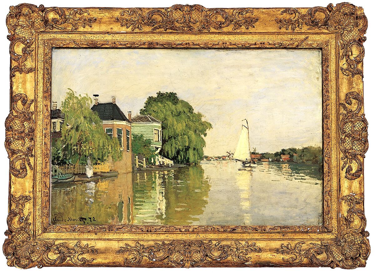 Ogee frame, Oak lower moldings; lime upper moldings. Carved, gilt; orange bole., French