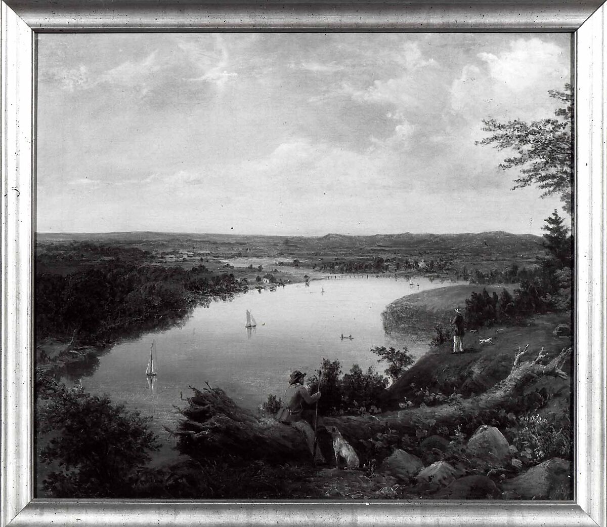 The Hudson River Valley near Hudson, New York, American Painter, Oil on canvas, American