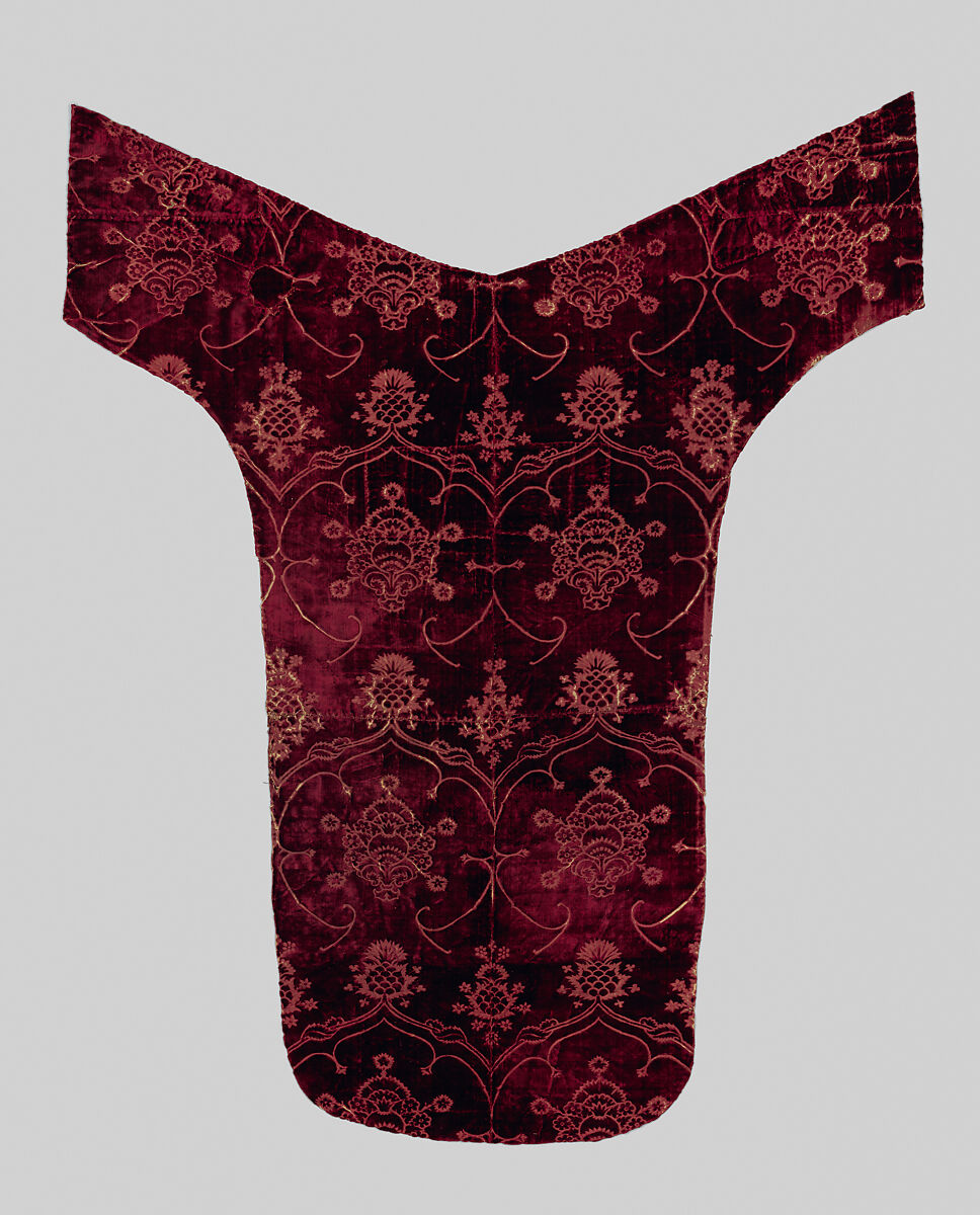 Chasuble Back, Silk, Italian 